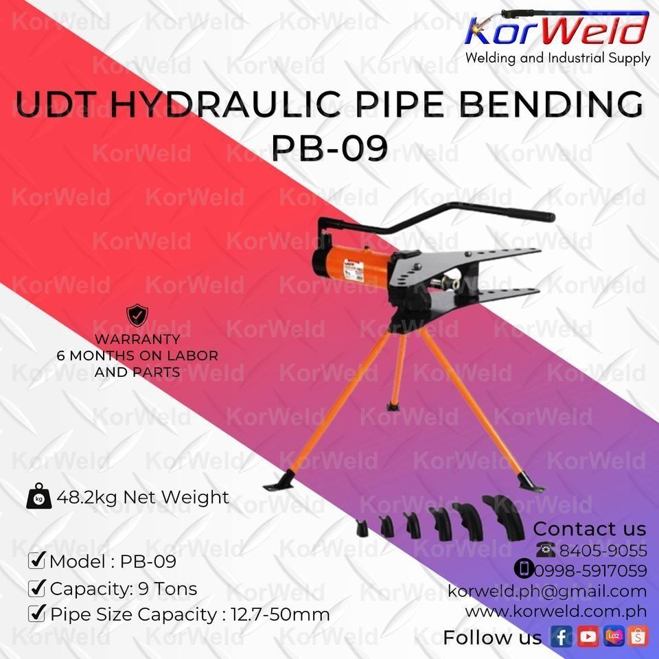 UDT Hydraulic Pipe Bending PB-09, Commercial & Industrial, Construction ...