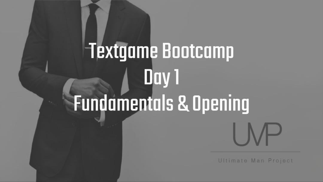 Ultimate Man Project (UMP) Texting Bootcamp on Carousell