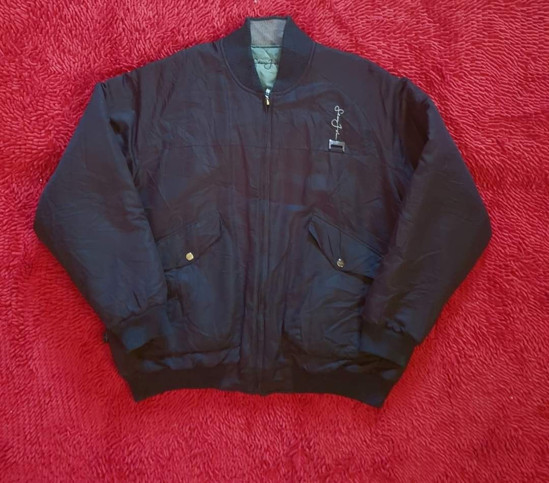Vintage sean john reversible bomber jacket Men s Fashion Coats
