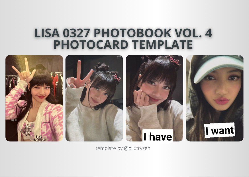 BLACKPINK LISA PHOTOBOOK 0327 photocard - K-POP/アジア