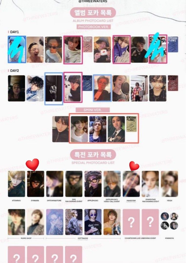 WTT Super Junior Yesung Sensory Flows POB PC, Toys & Collectibles