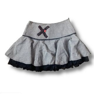 Y2k mall goth skirt
