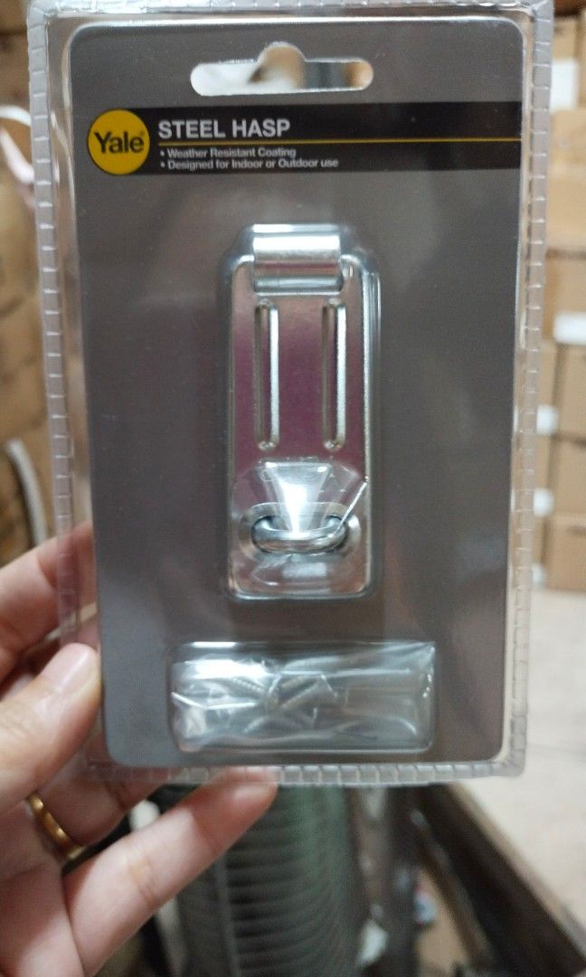 Yale safety hasps (master type) reinforced v12.45 41/2" on Carousell