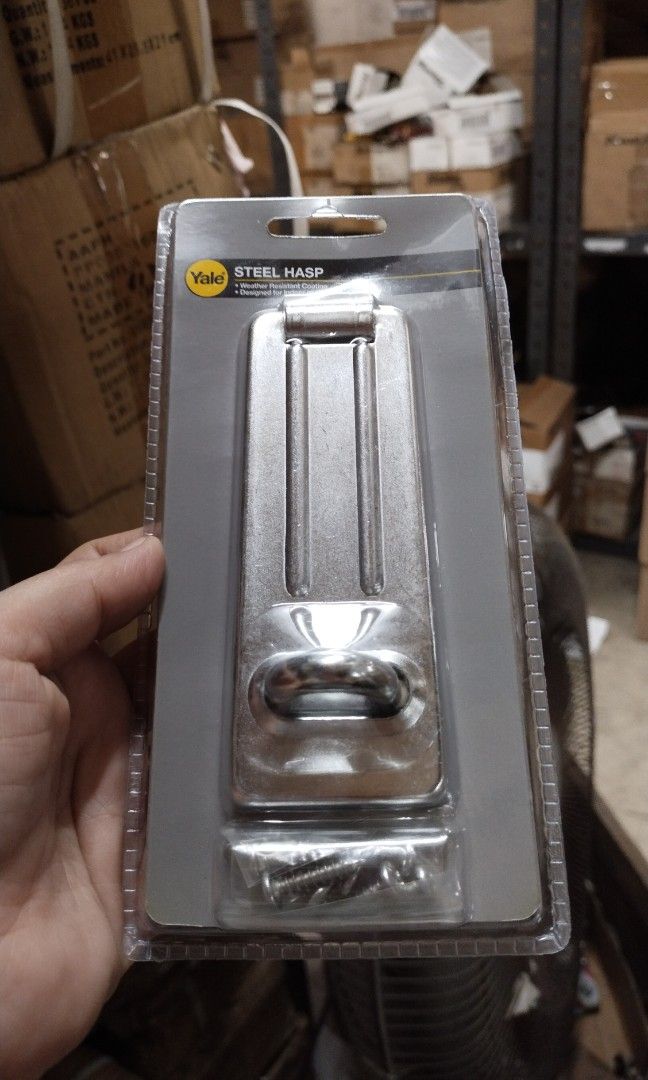 Yale safety hasps (master type) reinforced v12.45 41/2" on Carousell