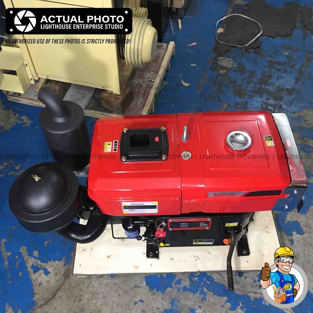 YAMASAKI 30HP Industrial WaterCooled Turbo Diesel Engine (L32M