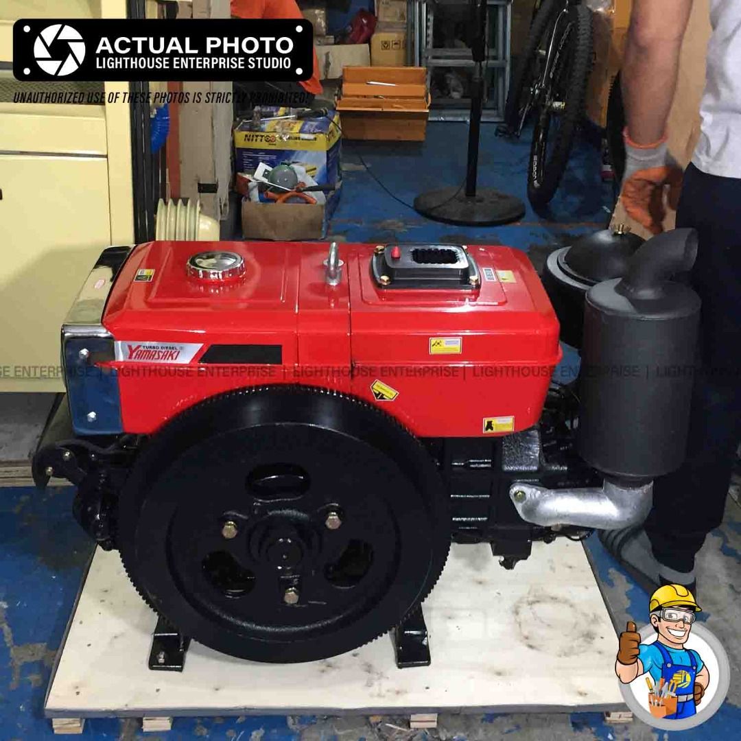 YAMASAKI 30HP Industrial WaterCooled Turbo Diesel Engine (L32M