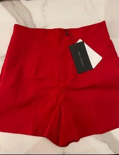 Zara Red Short Pants