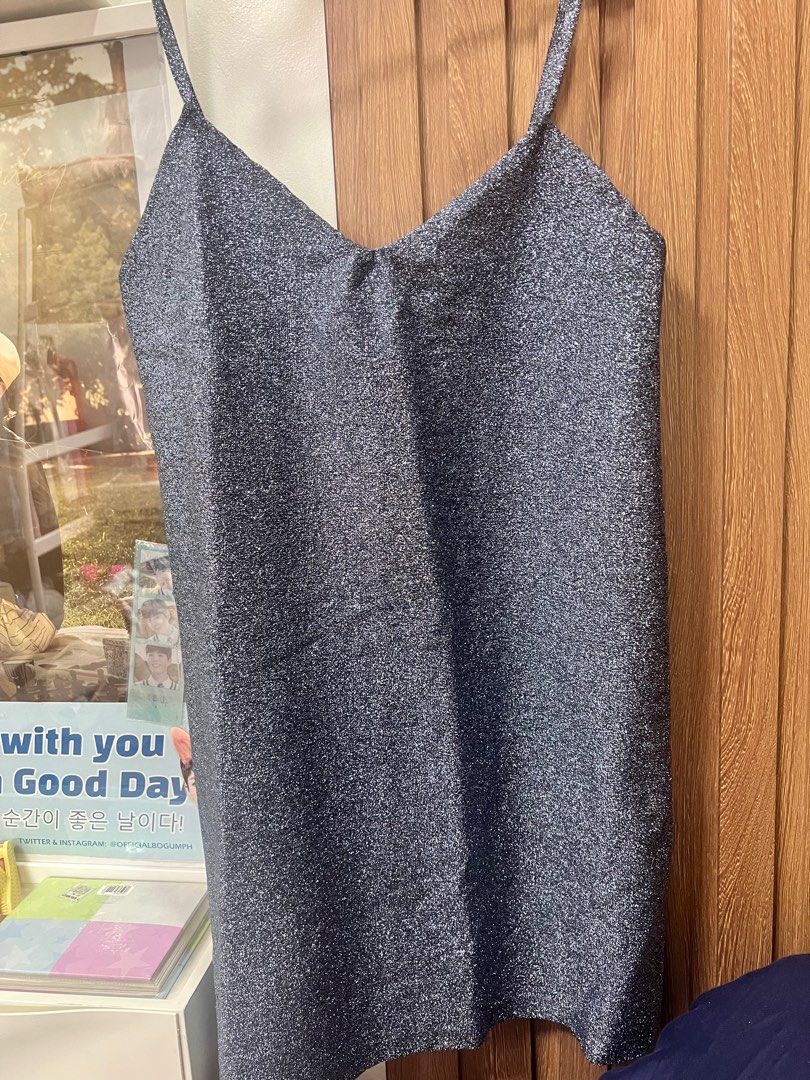 princess polly baby blue dress Blue Zara Sequin Dress for Sale up to 90% Off: Poshmark main image 1