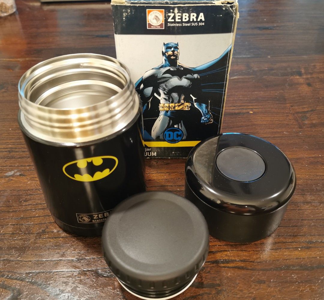 Zebra Stainless Steel Food Jar, Furniture & Home Living, Kitchenware