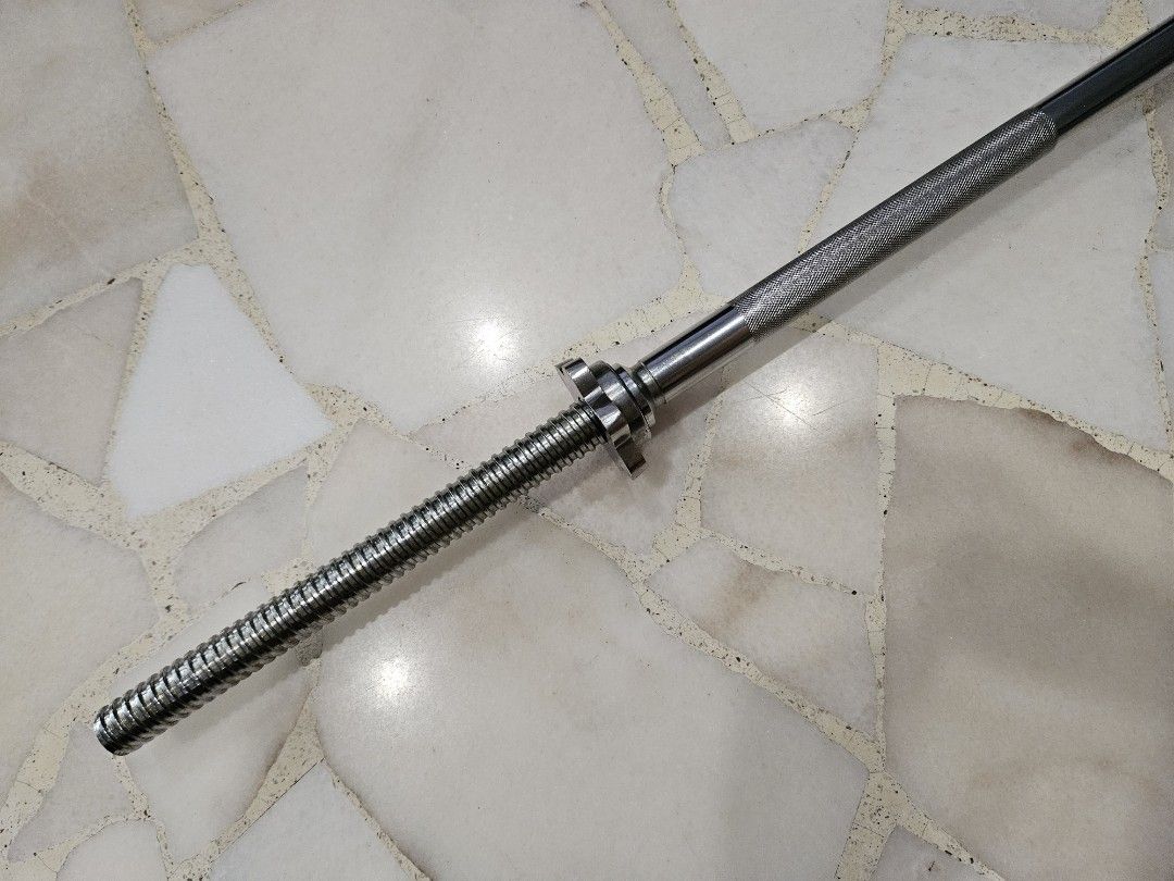150 cm barbell (diameter 1 inches), Sports Equipment, Exercise