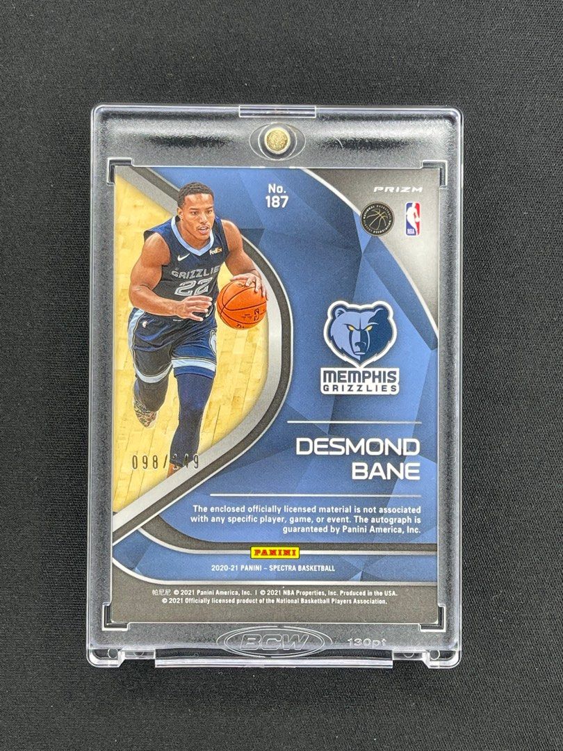 2020-21 Panini Spectra Rookie Jersey Autograph RC Auto /149 #187 