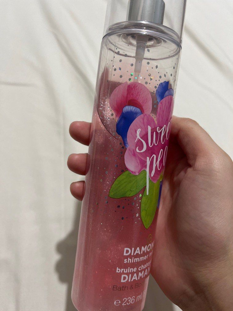 236 ml Sweet Pea Diamond Shimmer Mist Bath Body Works