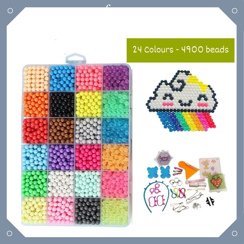 24 Colours Perler Beads 5mm Iron Beads Hama Beads Fuse Beads Craft Kit,  Hobbies & Toys, Stationery & Craft, Craft Supplies & Tools on Carousell