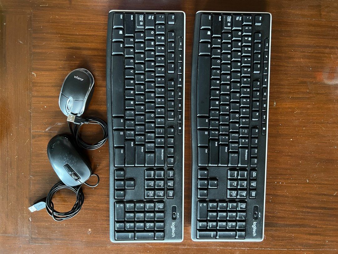 2 Keyboards 2 mouse take all (Category: Computer Keyboard) located in Quezon City. Submitted by redkooky (Listing ID 1229351610, Image 1). Description: 2 logitech keyboard k270 used only for a few days 2 mouse well used .