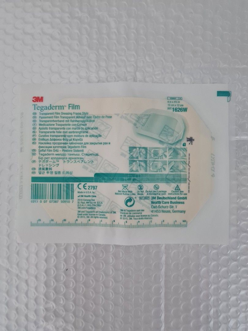 3M Tegaderm Film 1626W, Health & Nutrition, Medical Supplies & Tools on