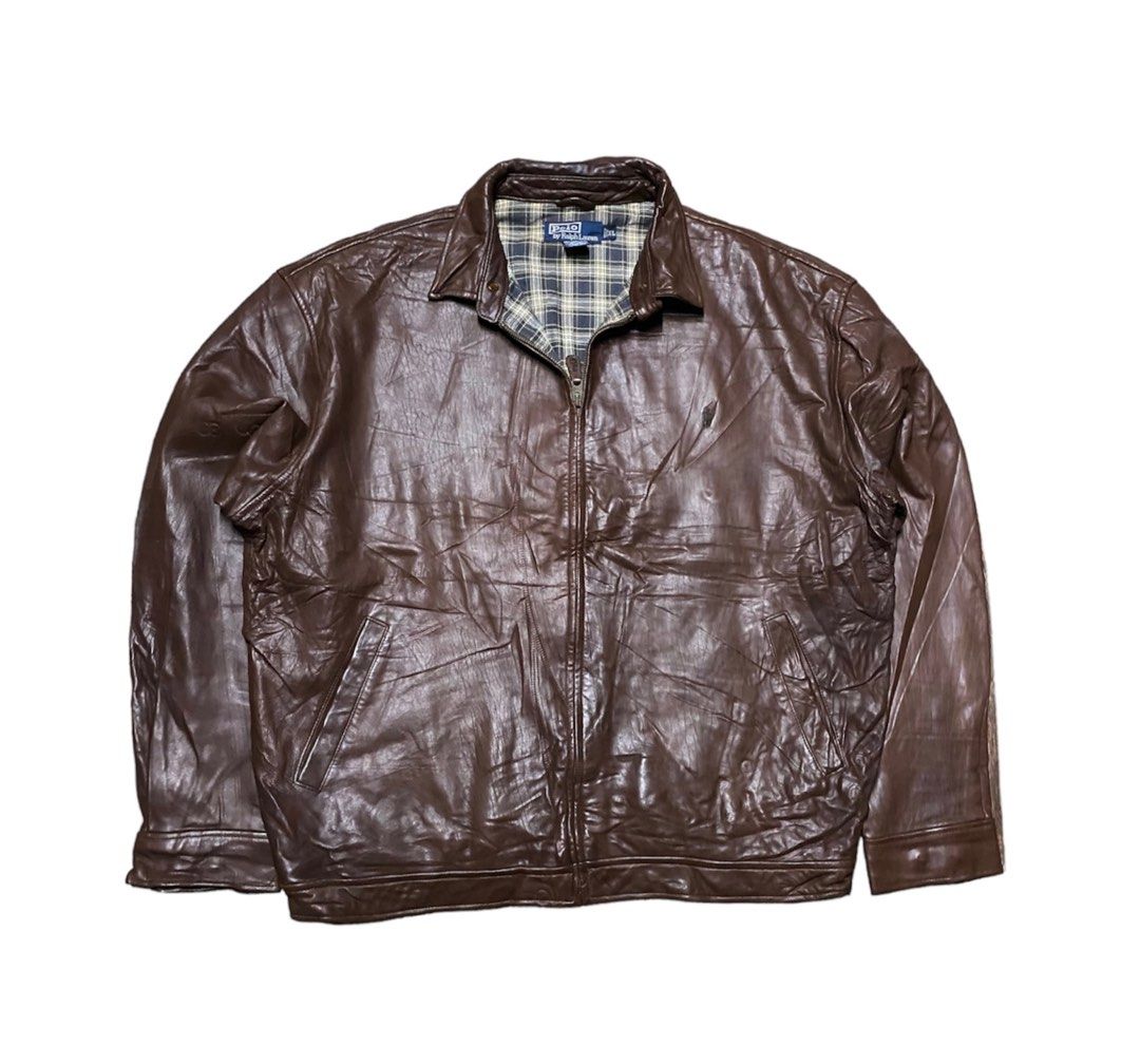 Mens brown polo jacket clearance