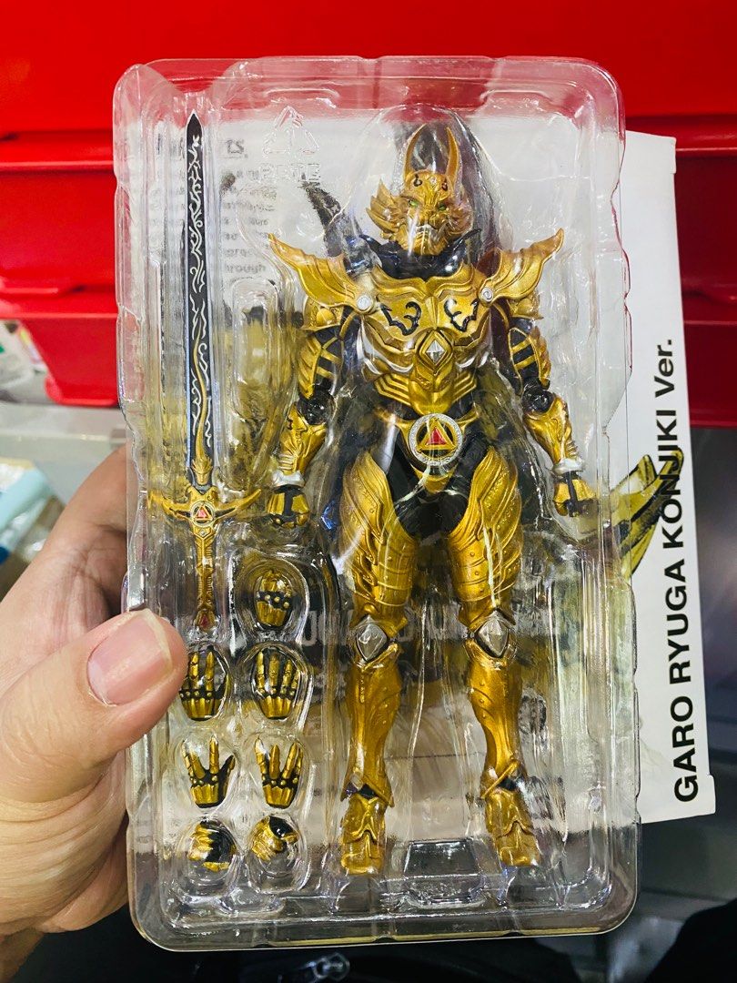 現貨開封盒角有殘無啡盒BANDAI 魂商店限定SHF GARO RYUGA KONJIKI VER