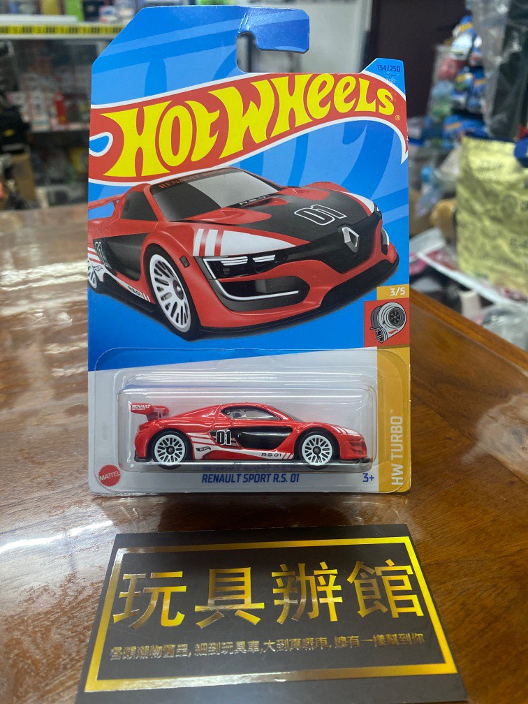 屯門小店Hotwheels Hot wheels Renault Sport RS R.S. 01, 興趣及遊戲