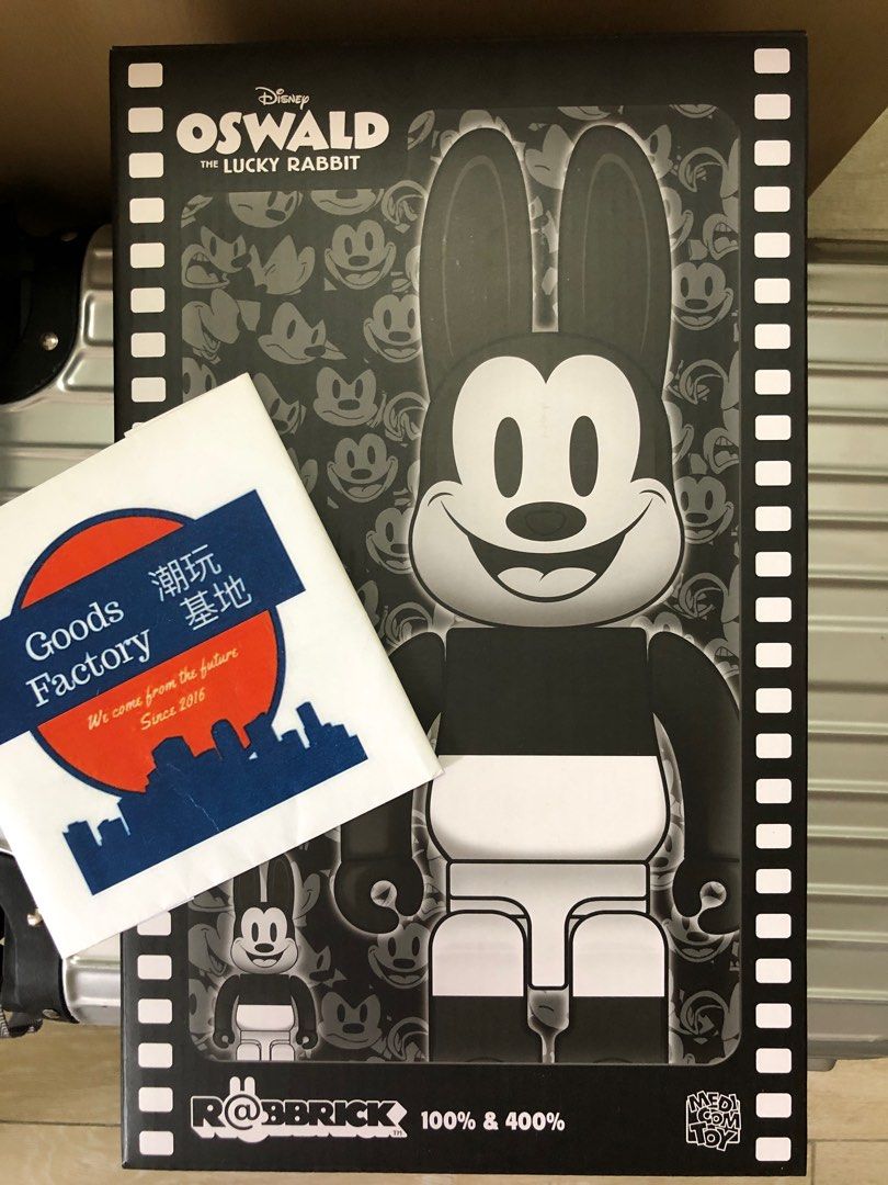 日版現貨訂購) RABBRICK Oswald the Lucky Rabbit 100％ & 400