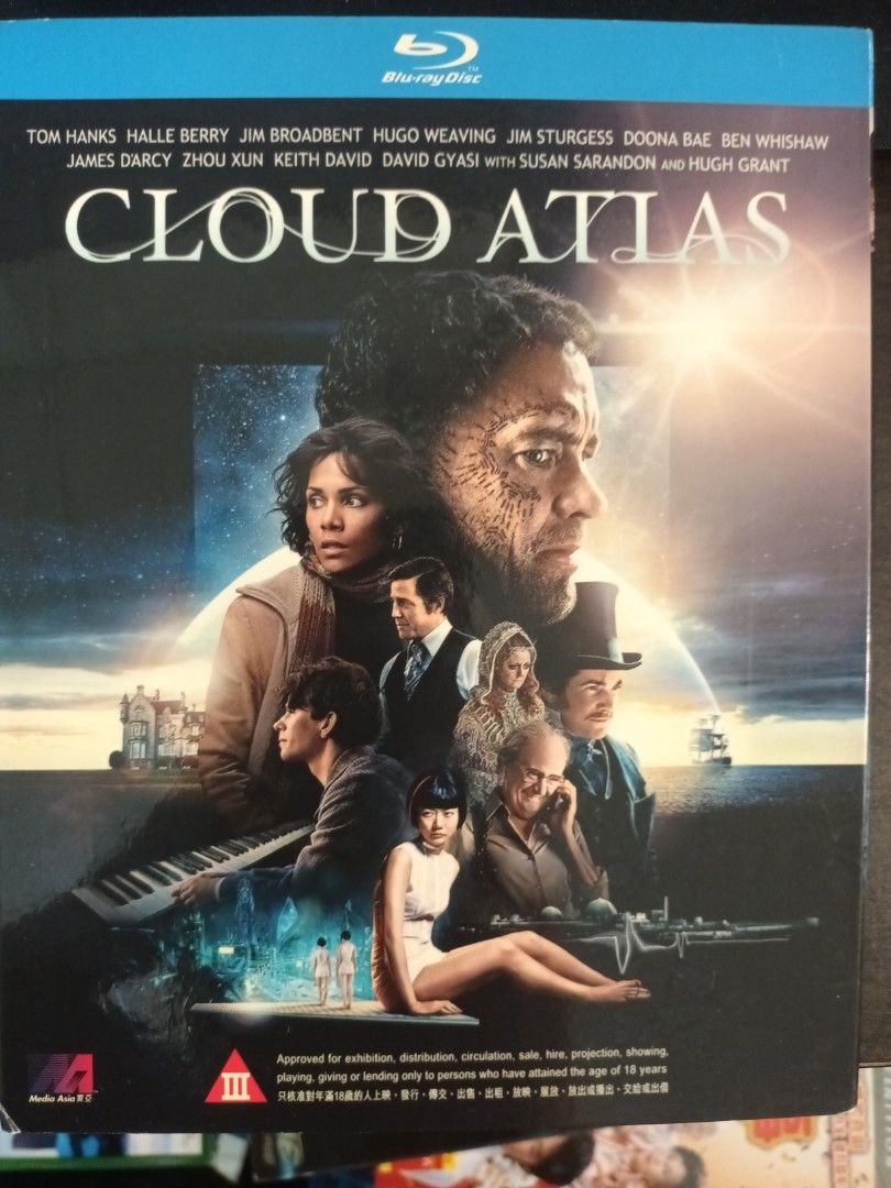 湯漢斯TOM HANKS 雲圖CLOUD ATLAS BLU-RAY MOVIE 藍光影碟中文字幕, 興趣及遊戲, 音樂、樂器& 配件, 音樂與媒體-  CD 及DVD - Carousell