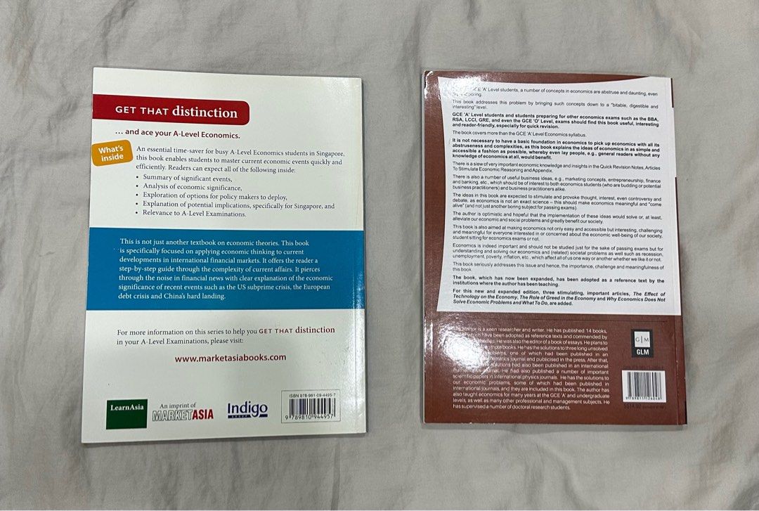 A LEVEL ECONOMICS REFERENCE BOOKS, Hobbies & Toys, Books & Magazines ...