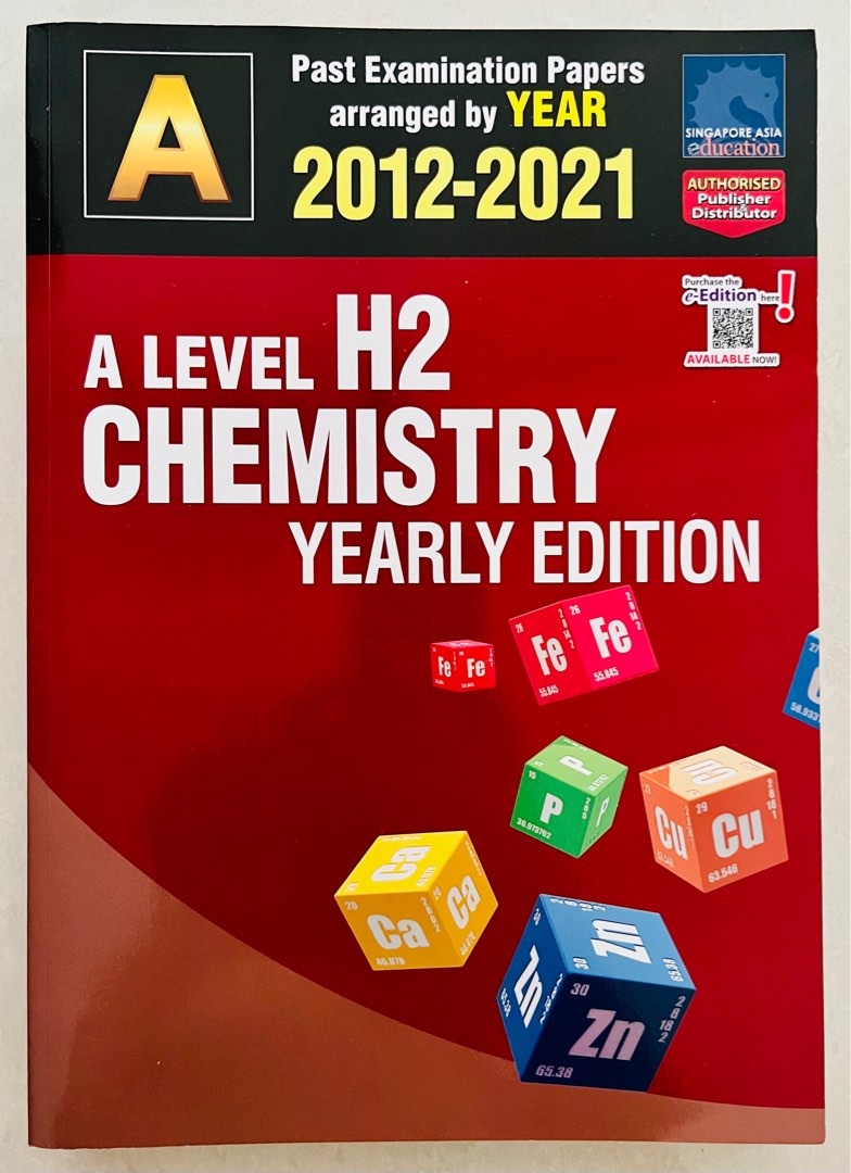 A Level H2 Chemistry Year 2012 2021 Hobbies Toys Books a-level-h2-chemistry-year-2012-2021-hobbies-toys-books