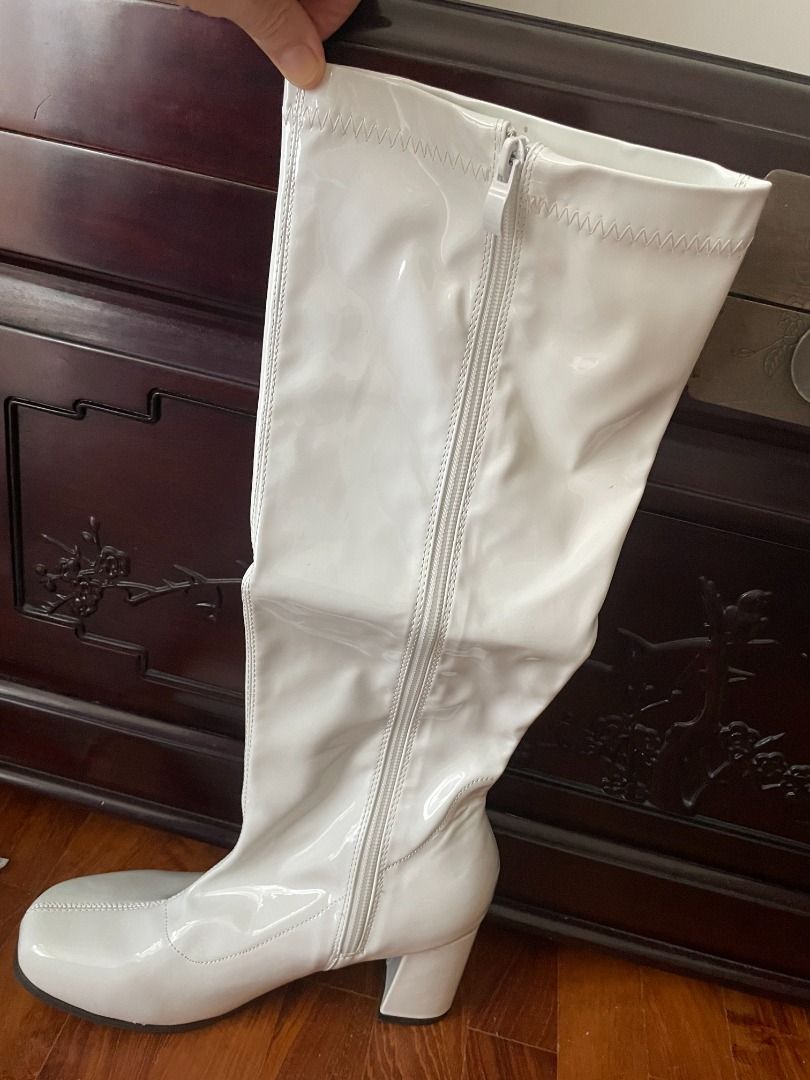 Abba Cosplay Dress Up outfit Super Trooper and White Boots