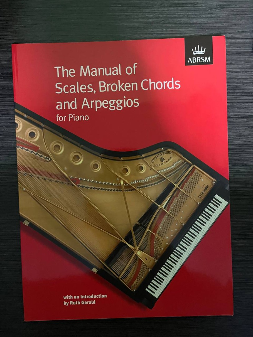 ABRSM manual of scales, broken chords and arpeggios almost brand new