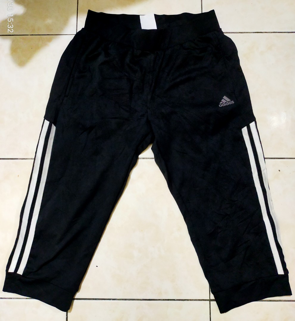 Adidas 3 Quater Pants, Women's Fashion, Activewear on Carousell