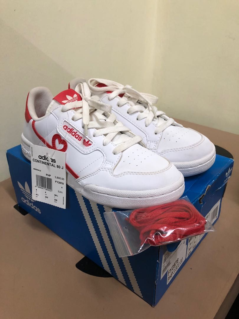 Adidas continental 80 valentine's day on sale