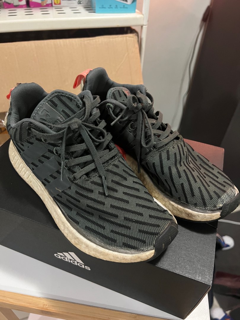 Adidas nmd r2 utility black men's casual shoes store