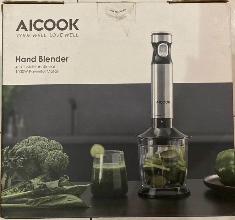AICOOK 4 in 1 Multifunctional Hand Blender, TV & Home Appliances