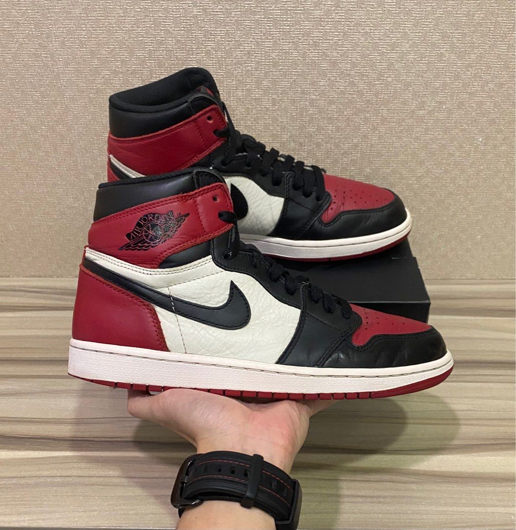 Air jordan 1 bred toe new arrivals uk