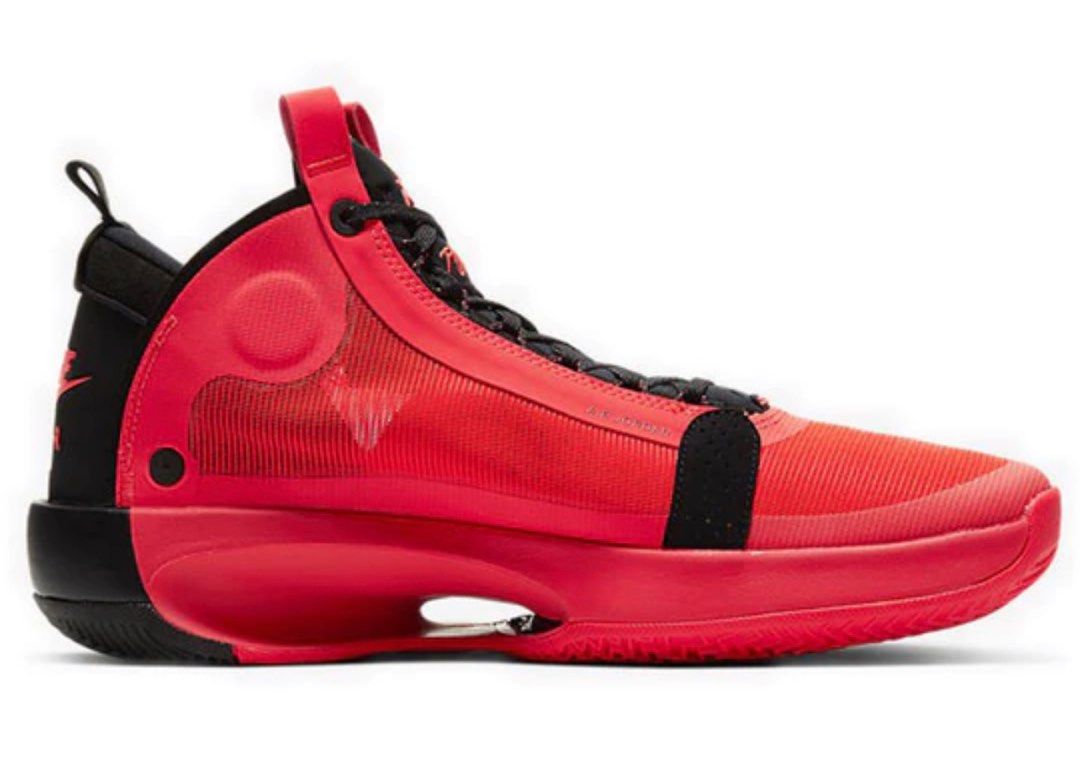 Air Jordan XXXIV PF Infra-red 23 Black Basketball Outdoor Shoes —Barely  used /Sz US 9.5, Sports Equipment, Sports u0026 Games, Racket u0026 Ball Sports on  Carousell