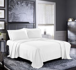 Anne klein queen fitted bed sheet