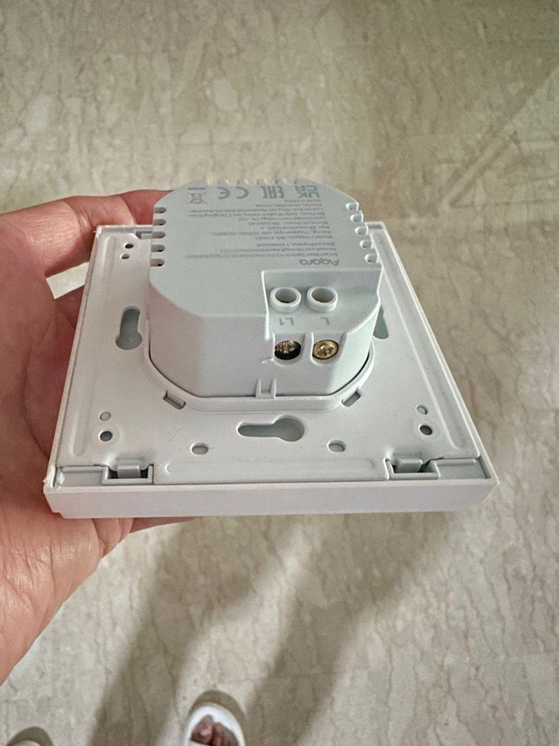 Aqara Wall Switch H1 EU (Non Neutral), Single Rocker, TV & Home