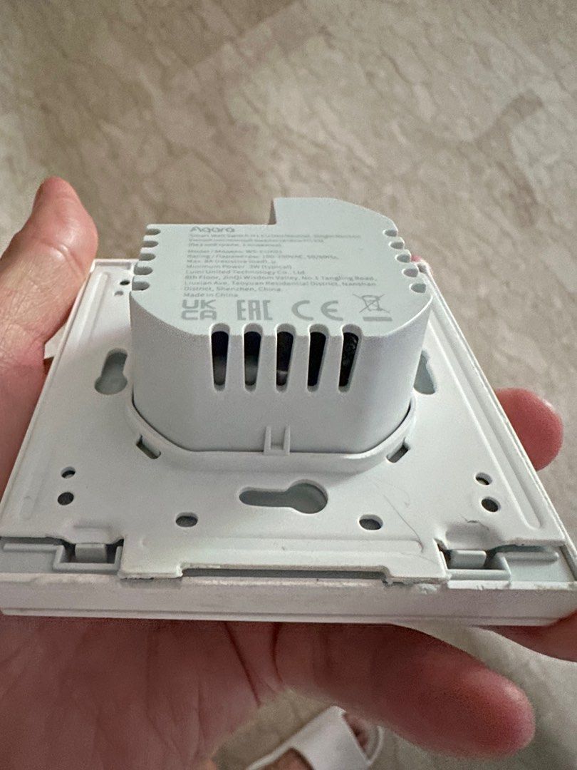 Aqara Wall Switch H1 EU (Non Neutral), Single Rocker, TV & Home