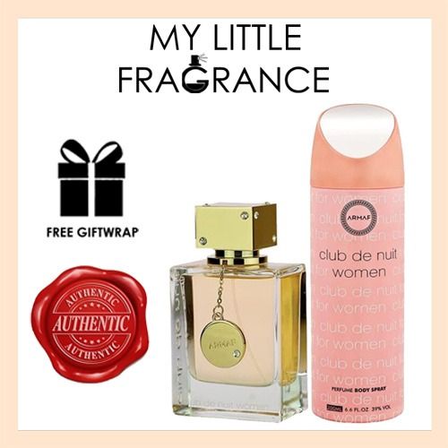 Armaf Club de Nuit Woman 2 Pcs Gift Set (105ml EDP + 200ml Perfume Body  Spray) Chanel Coco Mademoiselle Inspired Clone Copy Dupe Eau de Parfum 2 in  1