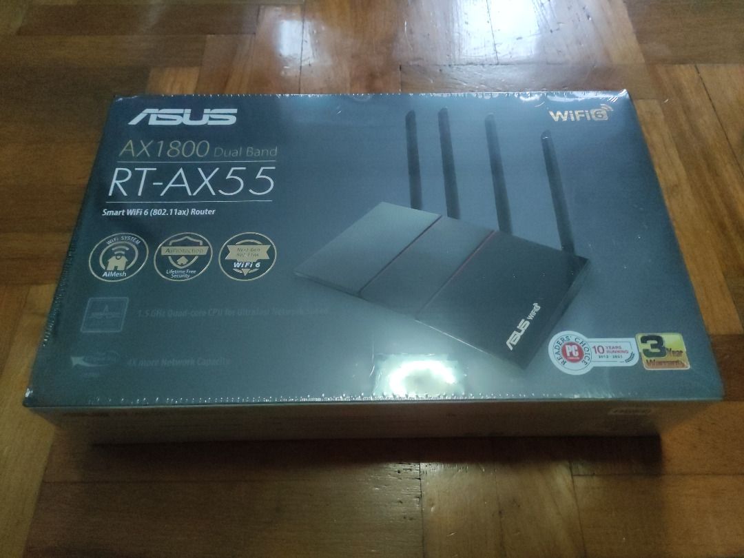 ASUS AX1800 WiFi 6 Router (RTAX55) [Warranty till 2025/11/24