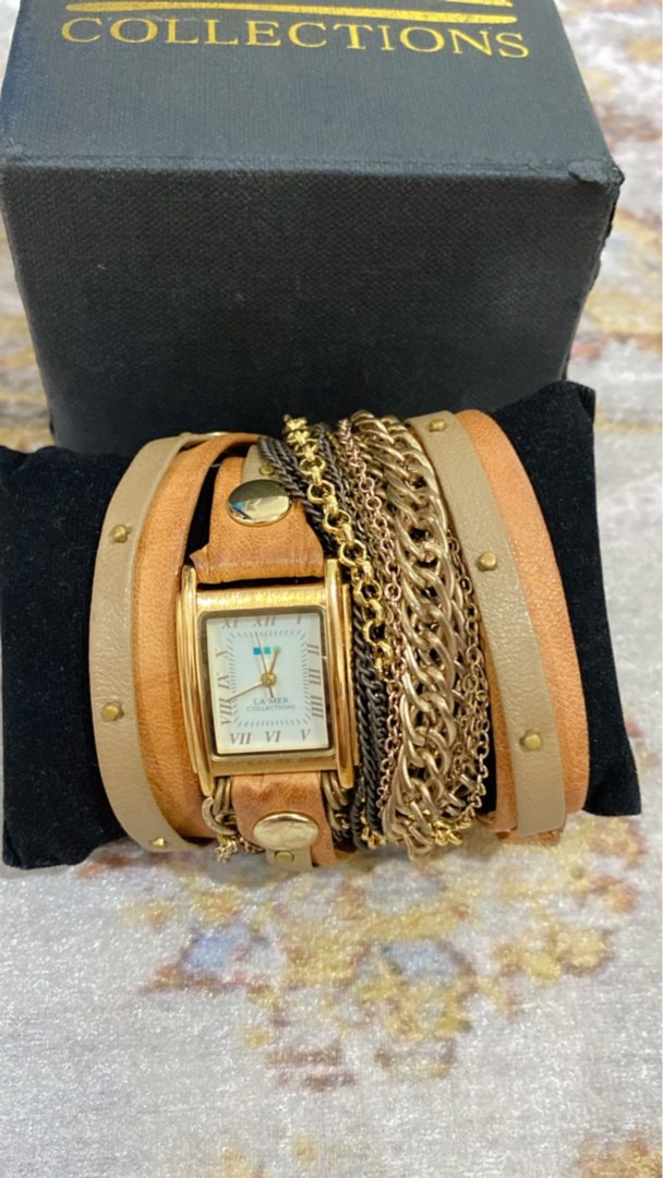 Authentic La Mer Watch, Fesyen Wanita, Jam Tangan di Carousell