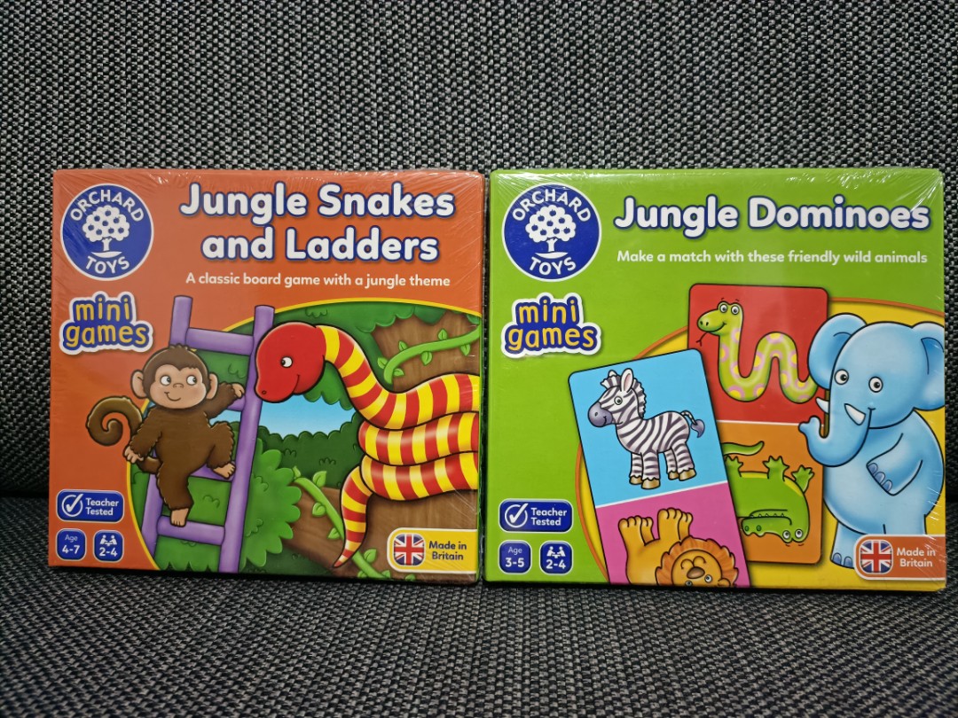 Jogo Educativo ORCHARD TOYS Jungle Snakes and Ladders