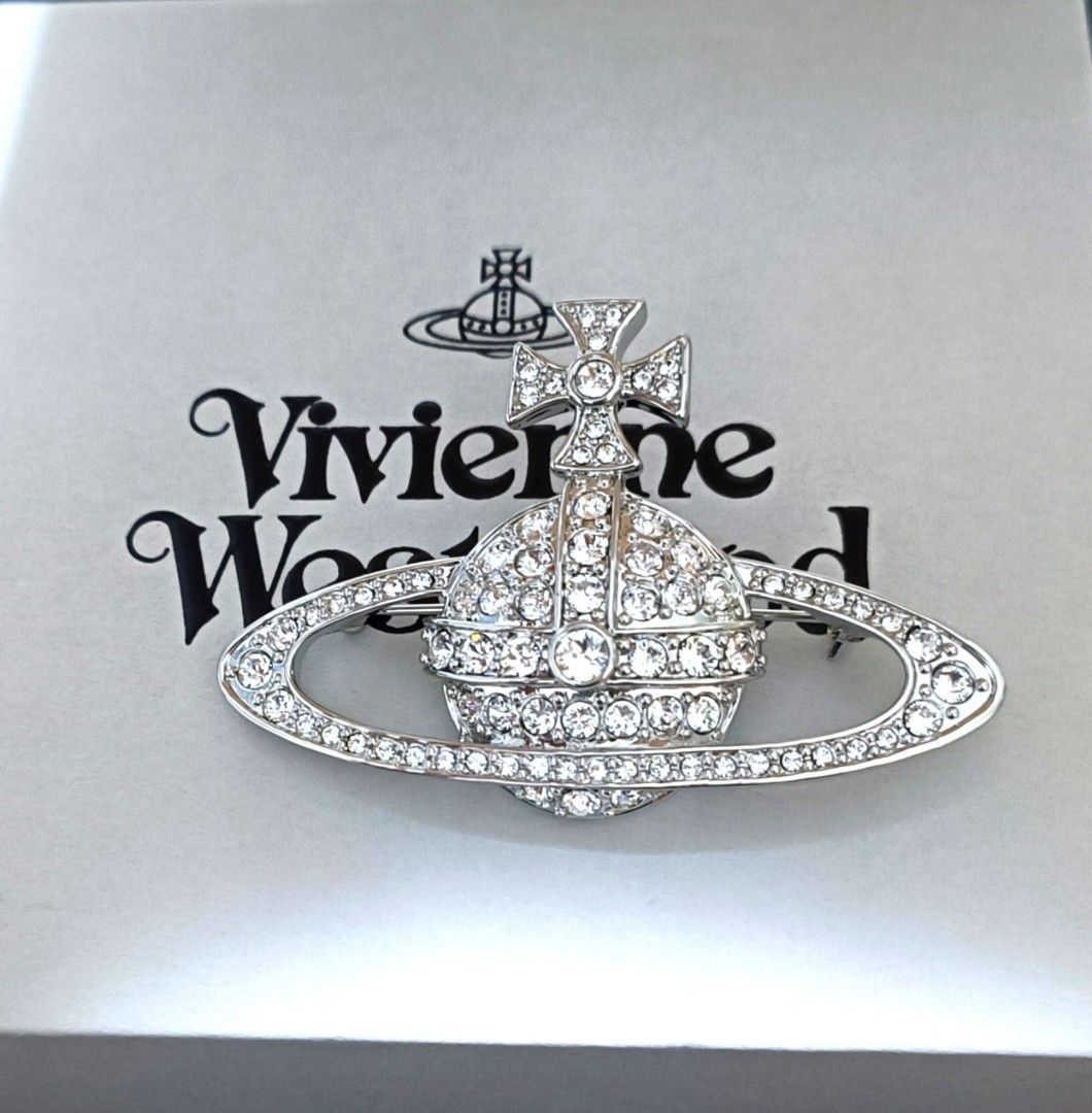 Authentic Vivienne Westwood BAS RELIEF BROOCH Luxury Accessories