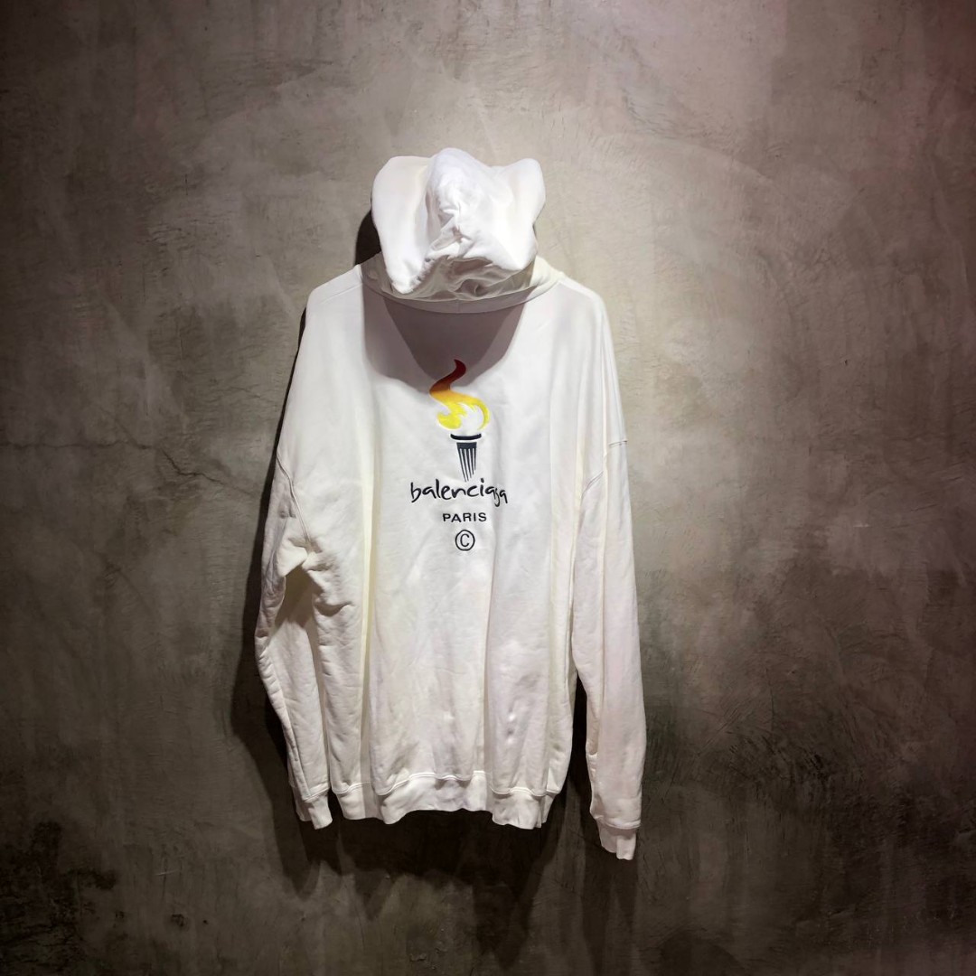 Balenciaga Paris Olympics Embroidered hoodie, Luxury, Apparel on