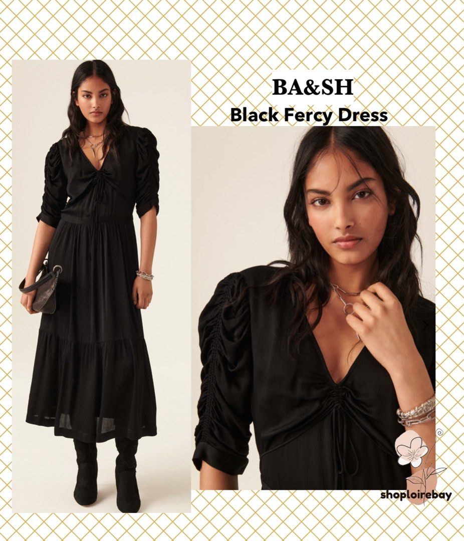 Ba&Sh Metallic floral-embroidery Maxi Dress - Farfetch