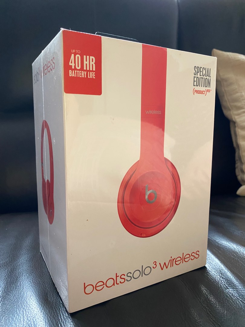 Beats solo 3 wireless (100% new) 未開盒, 音響器材, 頭戴式/罩耳式