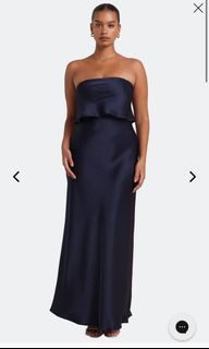 Bec & Bridge Dreamer Overlay Dress in Ink - size 8
