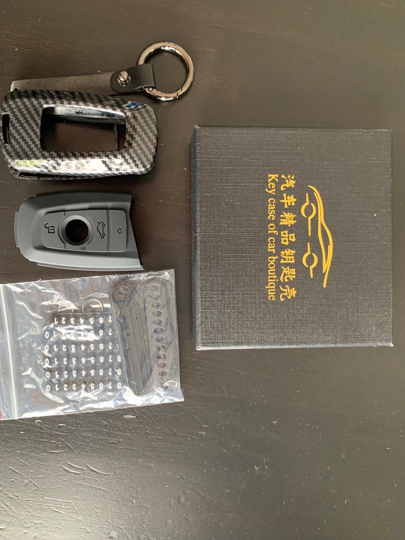 BMW carbon fibre key fob (new!), Car Accessories, Accessories on Carousell
