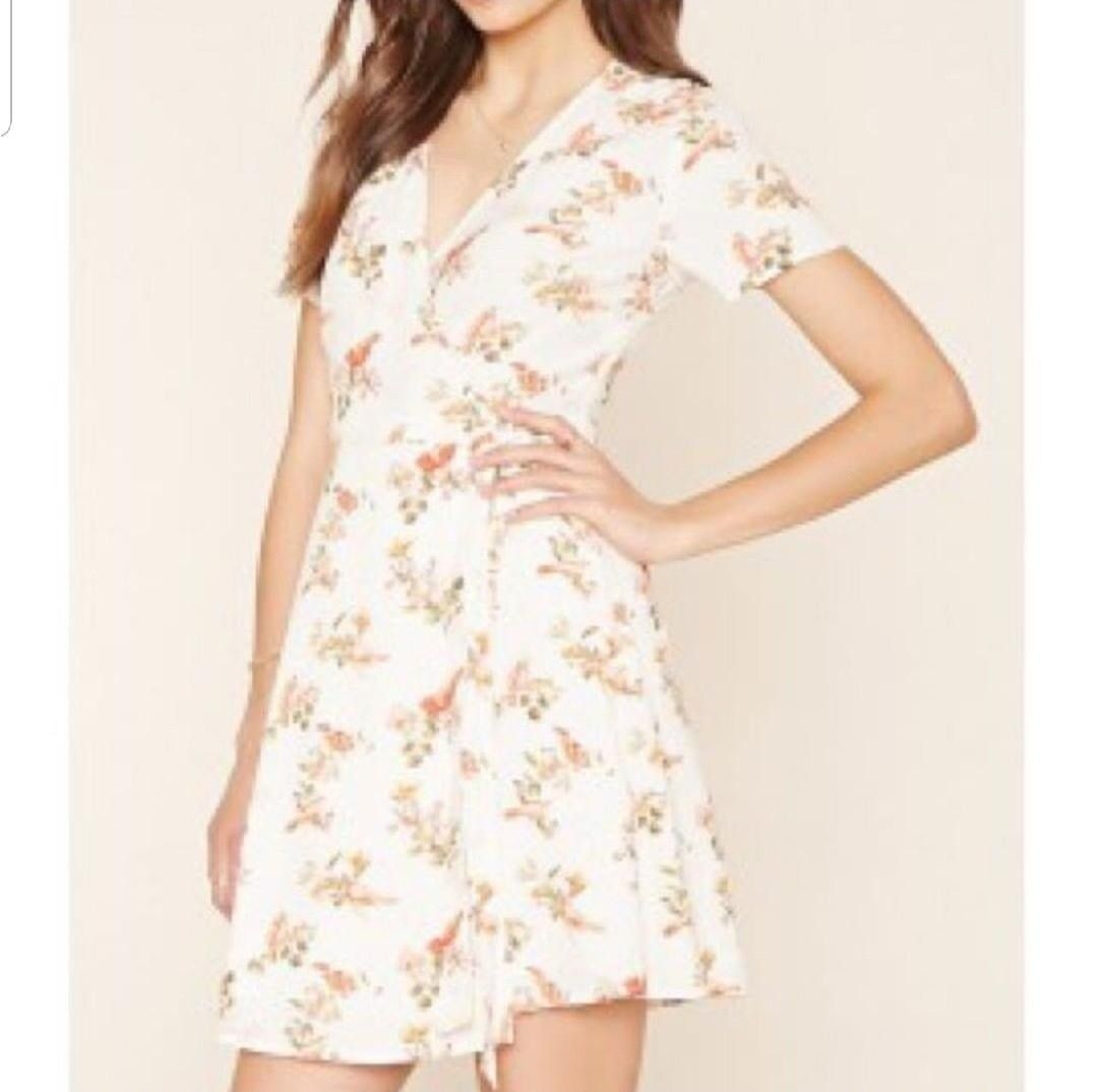 Sale bird print dress forever 21 Outlet Black Friday