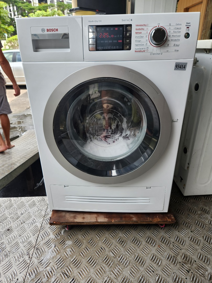 BOSCH Washer & Dryer 7kg/4kg WVH28424GB, TV & Home Appliances, Washing