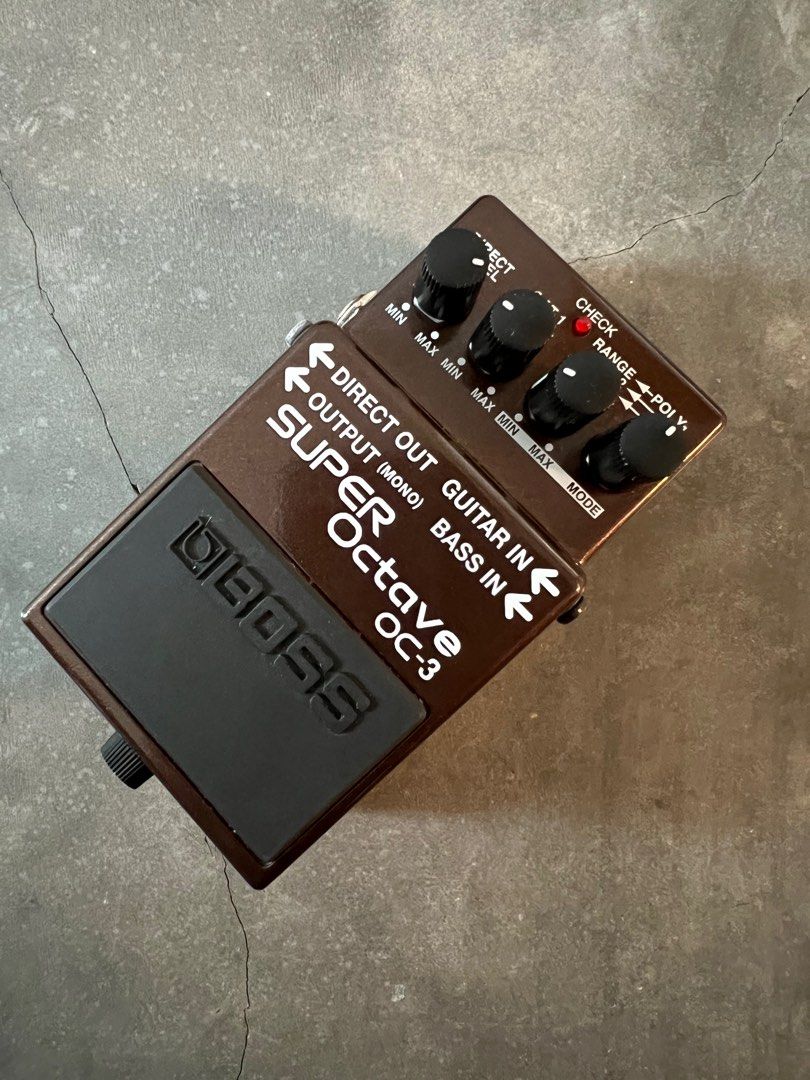 Boss OC3 Guitar Pedal that might make you sound like John Mayer, Hobbies & Toys, Music & Media